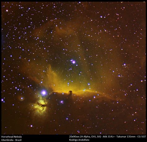 The Horsehead Nebula B33 In Hubble Palette Astronomy Magazine