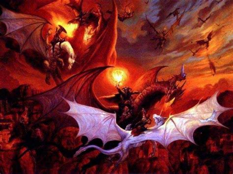 My Free Wallpapers Fantasy Wallpaper Dragons War