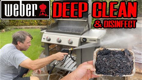 WEBER GENESIS GRILL FILTHY DEEP CLEAN DISINFECT YouTube