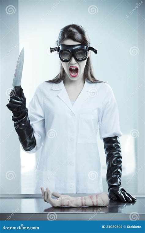 Butcher Doctor Stock Photo Image Of Crazy Crime Glasses 34039502