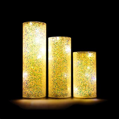 Custom Made Decorative Hand Blown Glass Cylinders With Led Lights Buy Glass Cylinders Battery
