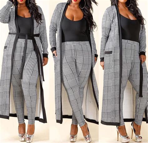 Wholesale Office Clothing Plus Size Outfit Women Pants And Coat Buy