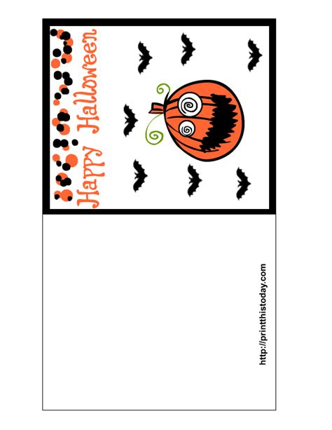 Halloween Cards Free Printable
