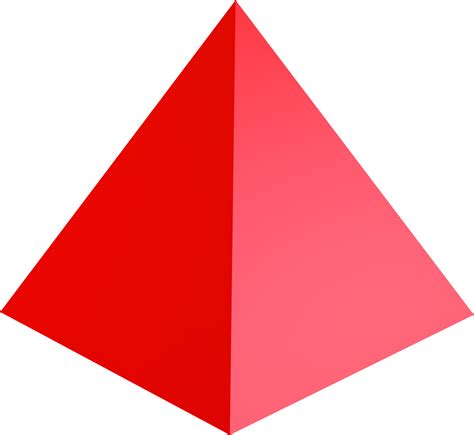 3d Pyramid Shapes Clipart Images