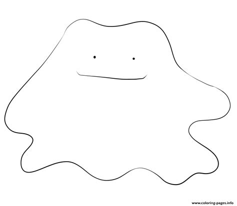 Coloring pages allow kids to accompany their favorite characters on an adventure. 132 Ditto Pokemon Coloring Pages Printable
