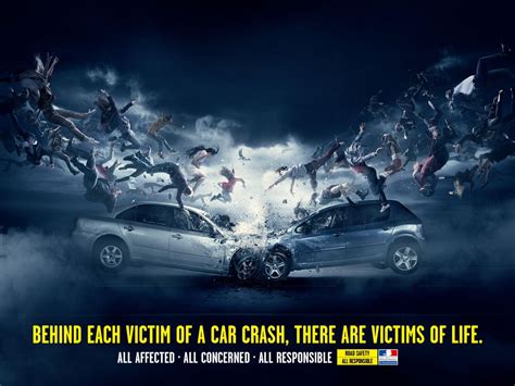 French Road Safety Print Advert By La Chose Shockwave Ads Of The World
