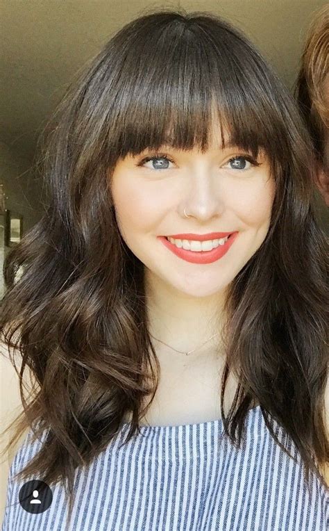Pinterest France In 2020 Bangs With Medium Hair Long Hair With