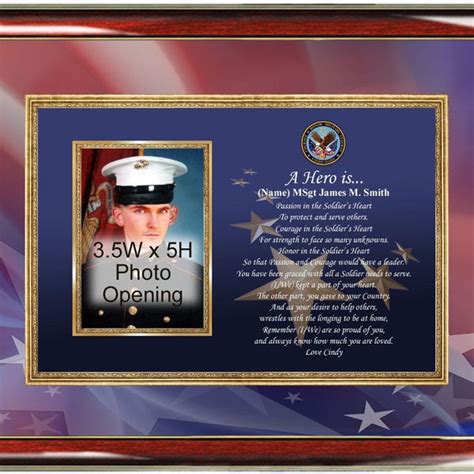 Military Going Away Plaque Etsy