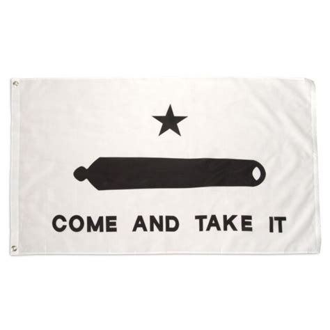 Gonzales Come And Take It Flag 3x5 Printed Polyester Nra For Sale
