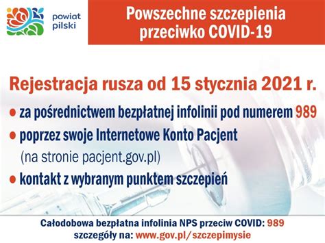 Na co zwrócić uwagę podczas kwalifikacji? Rejestracja seniorów na szczepienia przeciw COVID-19 - Powiat Pilski