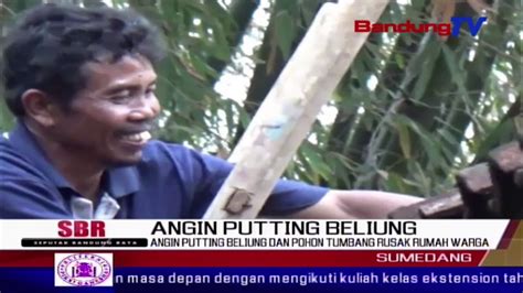 Angin Putting Beliung Dan Pohon Tumbang Rusak Rumah Warga Bandung Tv