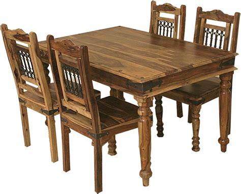 Jali Solid Sheesham Indian Rosewood 135 Cm Dining Tablesolid Rosewood