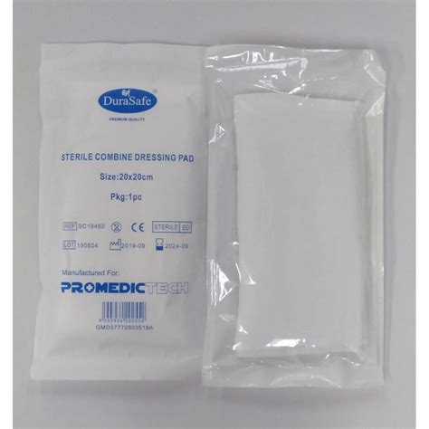 Sterile Combine Dressing Pad 20cm X 20cm 10pcs Shopee Malaysia