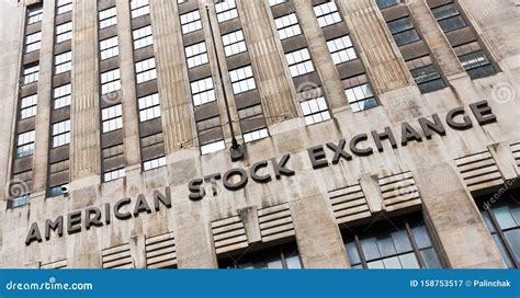 American Stock Exchange Amex Editorial Photography Image Of