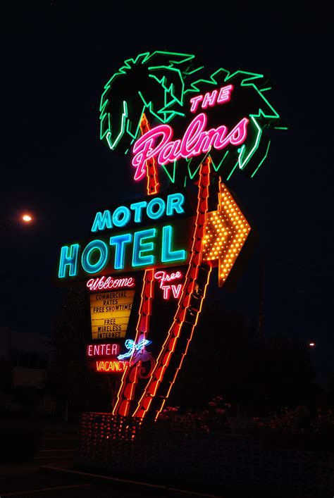Palms Motor Hotel Vintage Neon Sign Portland Or Joe Wolf Flickr