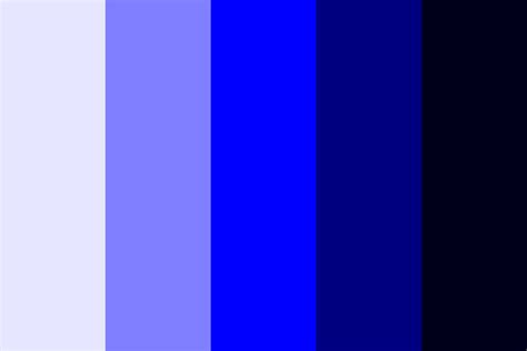 Blue Tints And Shades Color Palette