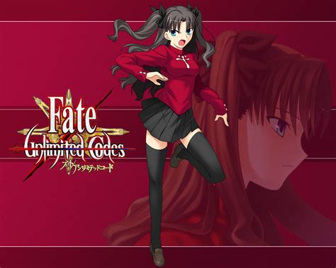 Fate Series Fatestay Night Fateunlimited Codes Thighhighs Tohsaka