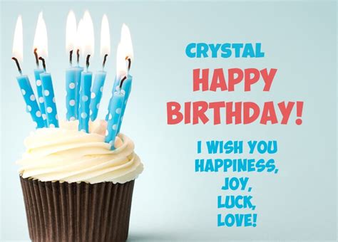 Happy Birthday Crystal Pics