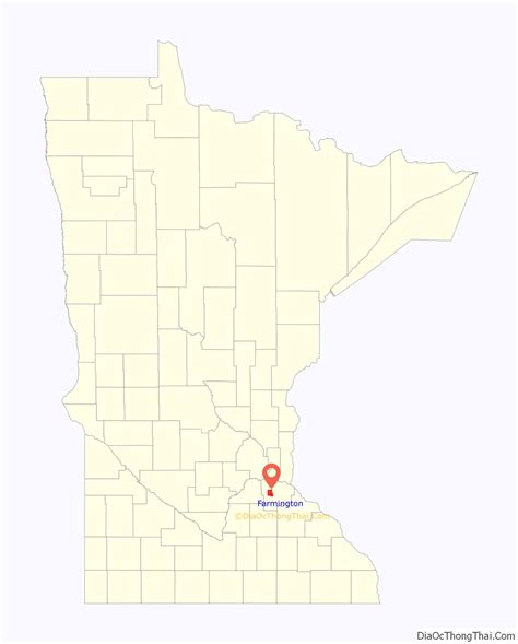 Map Of Farmington City Minnesota