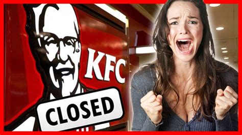 Kfc Closes Down After Running Out Of Chicken Youtube