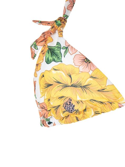 ZIMMERMANN Poppy Sunshine Floral Print Bikini Set Farfetch