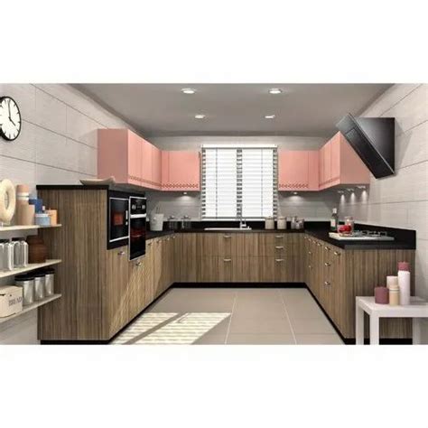 Sleek World U Shape Mdf U Shaped Modular Kitchen Kitchen Cabinets At