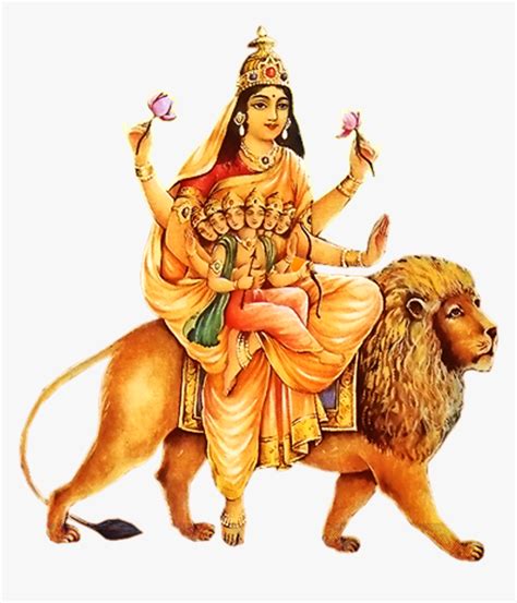 Lord Durga Png Free Pic Skanda Mata Png Transparent Png