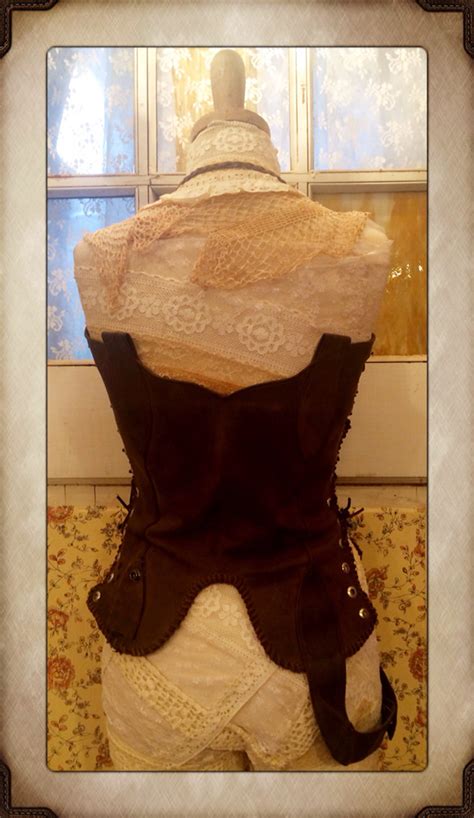 Leather Corset Or Chaps Made From Cowboy Boots Etsy