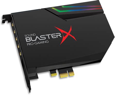 Sound Blasterx Ae 5 Rgb Pcie Gaming Soundcard