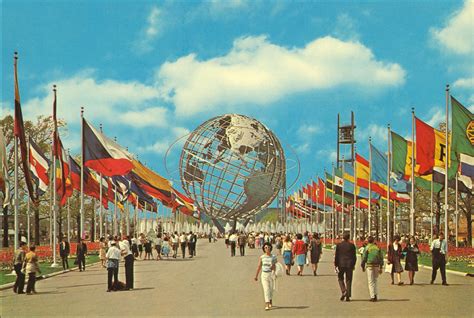1964 Worlds Fair Flushing Meadow Park Worlds Fair Postcard History