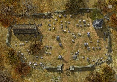 Autumn Graveyard By Hero339 On Deviantart Fantasy Map Dungeons And