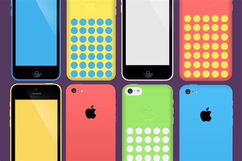 Iphone 5c Psd Pack ~ Product Mockups ~ Creative Market