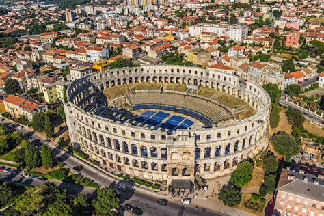 Oft Overlooked Pula Arena Istria Is Arguably The Best Preserved Of