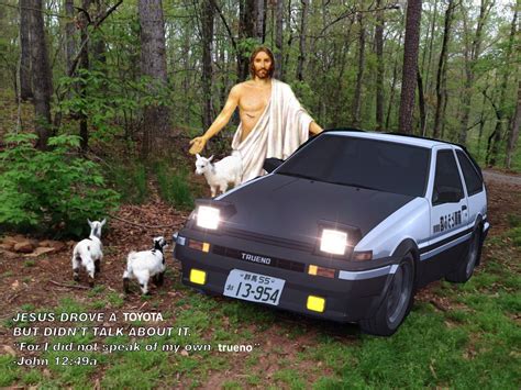 AE86 trusty old cars : r/Animemes