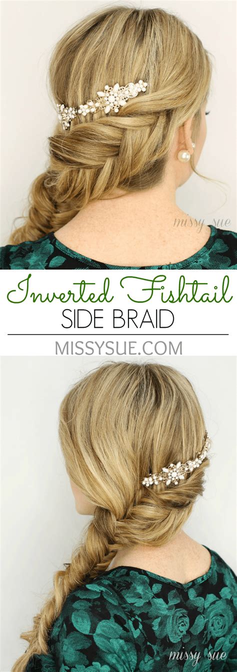 Inverted Fishtail Side Braid