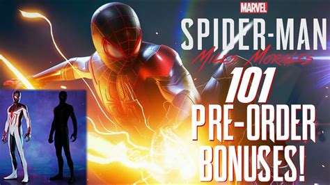Marvels Spider Man Miles Morales 101 Pre Order Bonuses And Into The