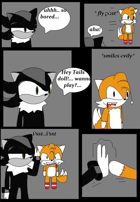 Mephiles And Tails Doll Scary Off Comic 1 By Trixiecat230 On Deviantart