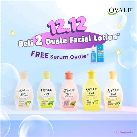 Jual Ovale Facial Lotion Ml Shopee Indonesia