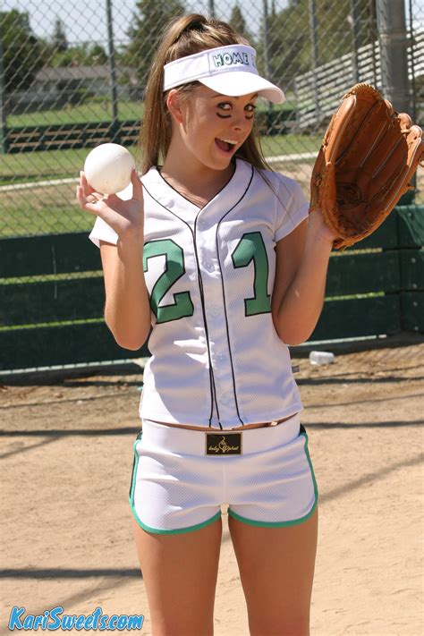 Kari Sweets Sexy Baseball Uniform With Target Socks Even