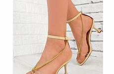 strappy heel perspex sandali tacco
