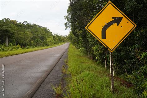 Traffic Signs Misused As Shooting Targets In The Wild Outback Of Amazon