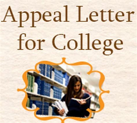 Appeal Letter For College Free Letters