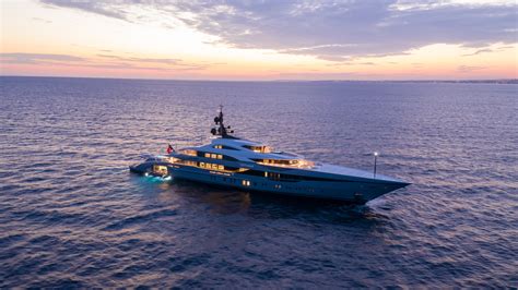 Tatiana M Superyacht At Sunset Luxury Yacht Browser By Charterworld Superyacht Charter