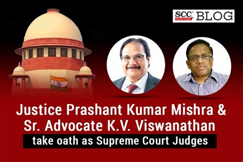 Supreme Court Of India 2 New Judges Take Oath Of Office Scc Blog