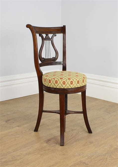 Musical chairs is a fun game to play with a group of friends. Regency Mahogany Harpist / Chellist Music Chair - Antiques ...