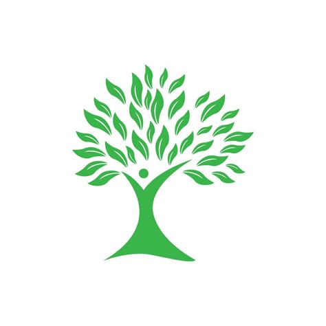 Green Tree Logo Vector Design 6173218 Vector Art At Vecteezy