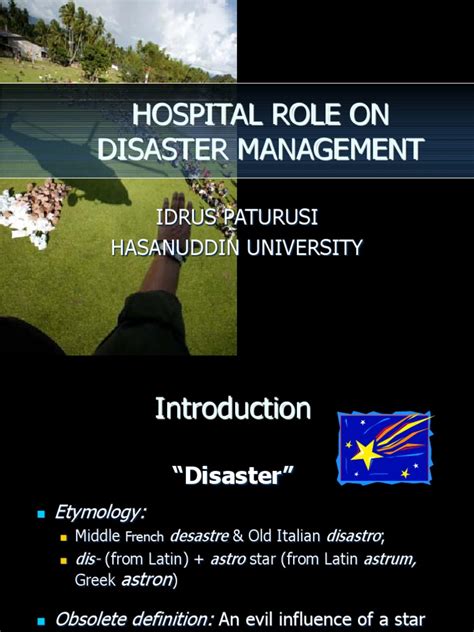 With the increase in higher education programs and the number of doctoral candidates, we have seen the emergence of academic journals devoted. Hospital Role On Disaster Management.pdf | Emergency ...