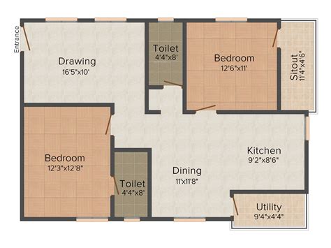 1640 Sq Ft 3 Bhk 3t Apartment For Sale In Giridhari Homes Avighna