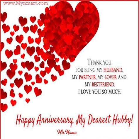 Happy Anniversary Card For Husband