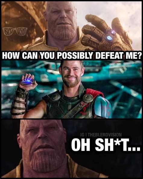 How The Avengers Will Defeat Thanos Marvel Memes Superhero Memes